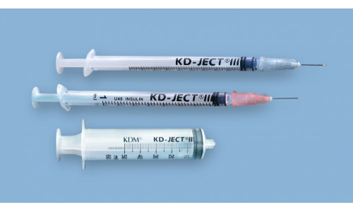 Шприц инъекционный 3х-компонентный KD-Ject III для Luer Lock